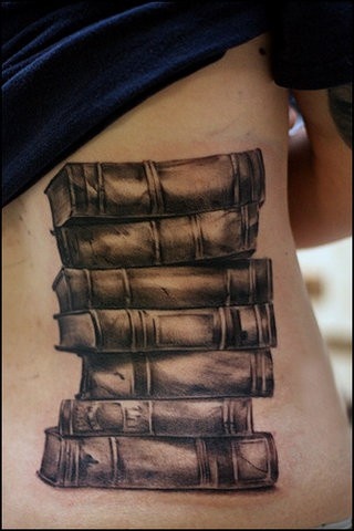 Books tattoo