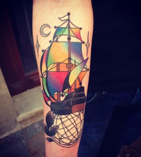 aivaras lee tattoo sail vessel