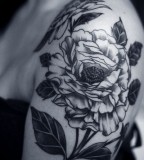 alice carrier tattoo peonies
