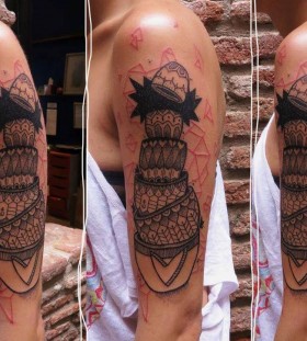 flower pots tattoo by matik