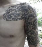 kenji alucky tattoo cloudy arm sleeve
