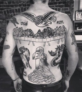 liam sparkes tattoo christianity inspired full back piece