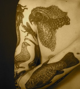 liam sparkes tattoo vivid fauna arm sleeve