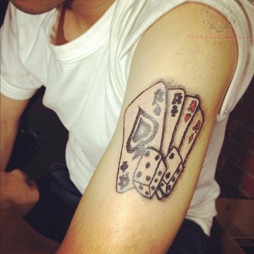 poker-cards-tattoos-on-bicep