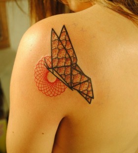seb inkme butterfly tattoo on shoulder