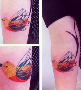 seb inkme cute bird tattoo