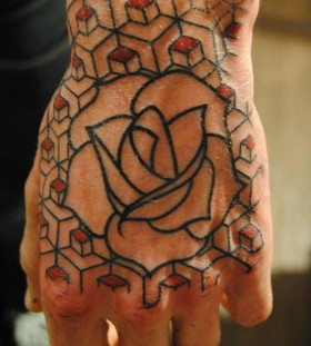 seb inkme rose hand tattoo