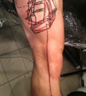 seb inkme ship and anchor tattoo