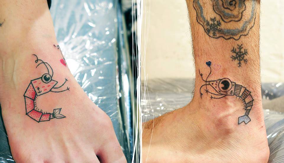 shrip tattoo by matik