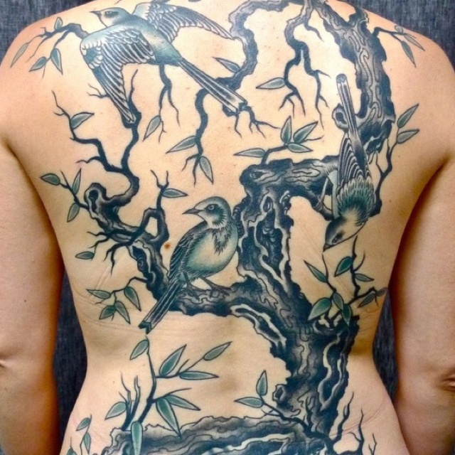 virginia elwood tattoo full back tree