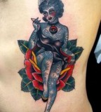 virginia elwood tattoo full body tattooed woman