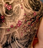 Awesome asian style tattoo