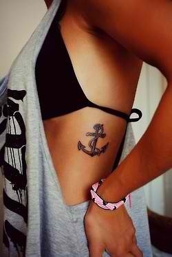 Awesome anchor tattoo