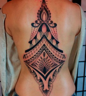 Awesome back tattoo by Gemma Pariente