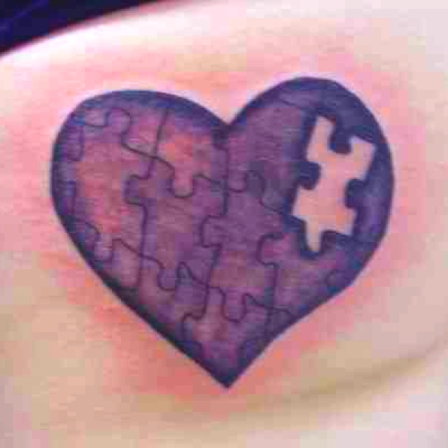 Awesome puzzle tattoo