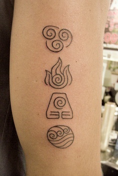 Awesome symbols tattoo