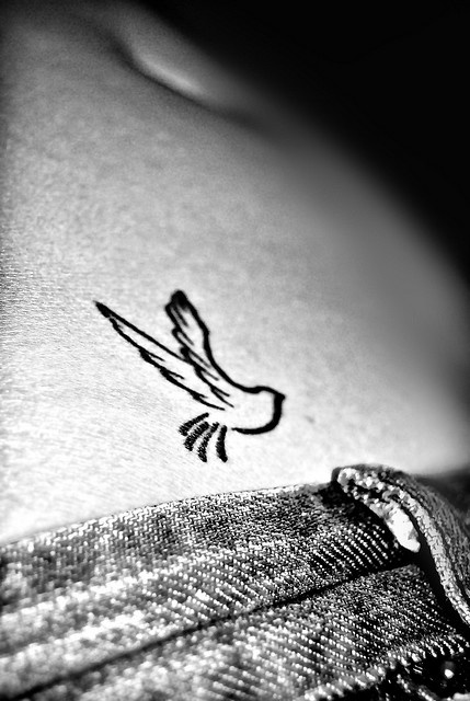 Bird small tattoo