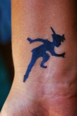 Black Peter Pan tattoo