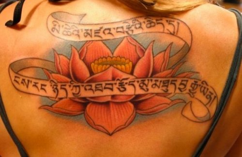 Flower tattoo by Corey Miller