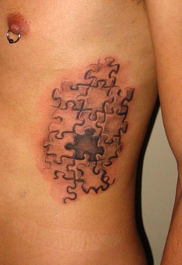 Full puzzle tattoo