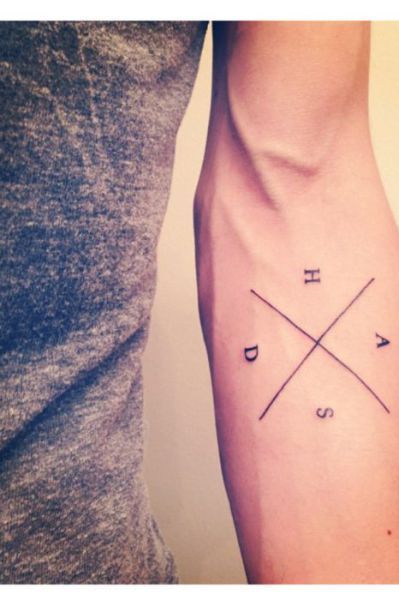 Gorgeous Geometric Tattoo  cool text