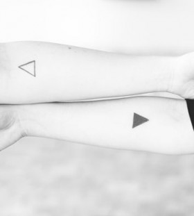 Gorgeous Geometric Tattoo  triangles
