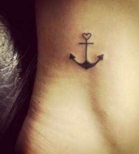 Lovely anchor tattoo