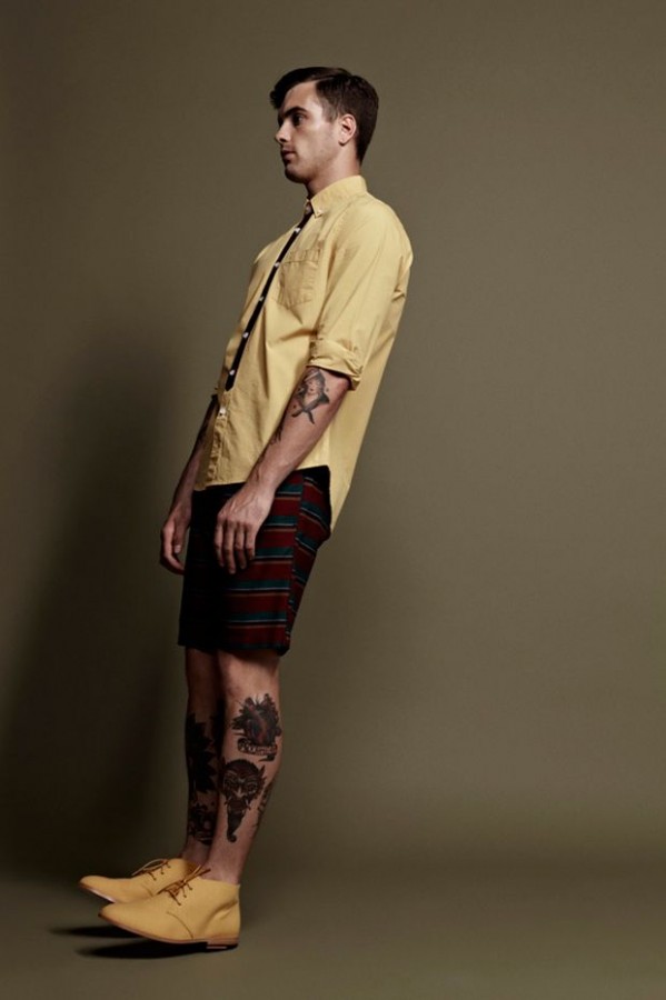 Man with tattoos model