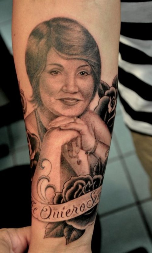 Pretty woman tattoo by Corey Miller