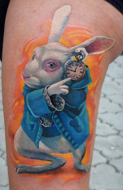 Rabbit cartoon tattoos