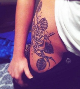 Rose hip tattoo
