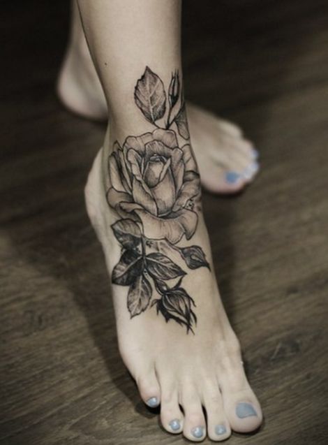 Rose tattoo idea