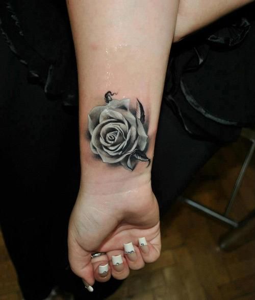 Rose tattoo realistic roses