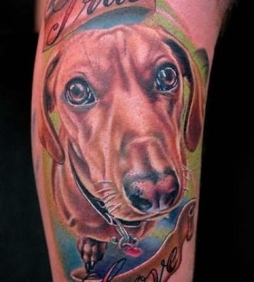 Wiener dog tattoo