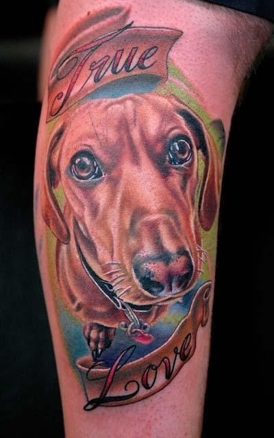 Lovely dogs tattoos