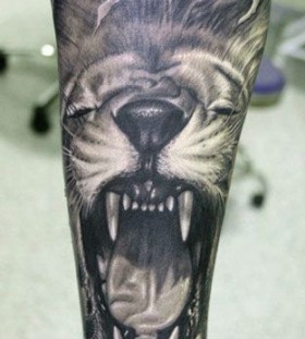 Wolf tattoo by Zhivko Baychev