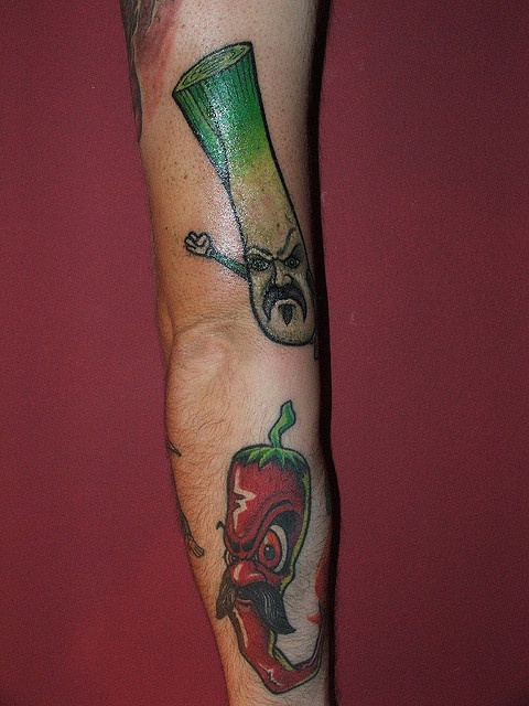 vegetable tattoo