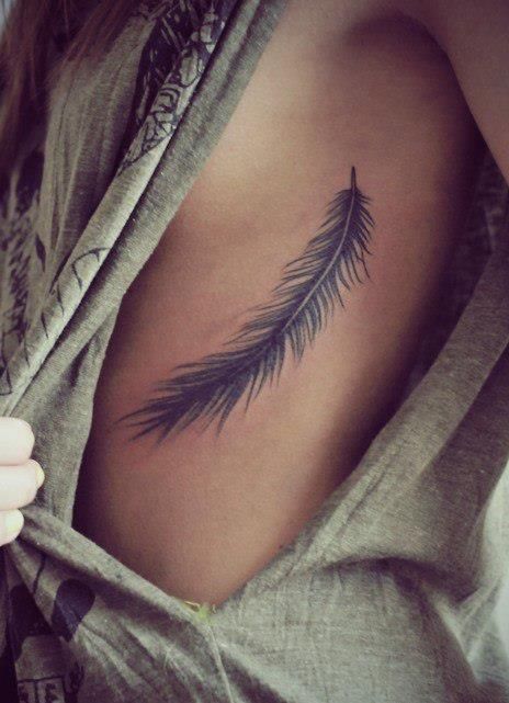 black feather tattoo ever a tattoo