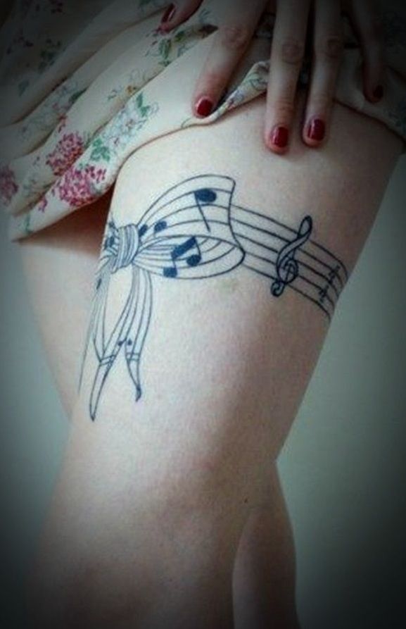 music tattoos idea
