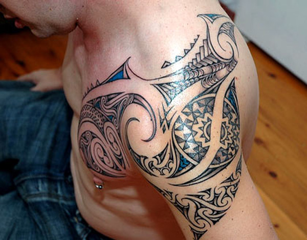 shoulder tattoo cool tribal