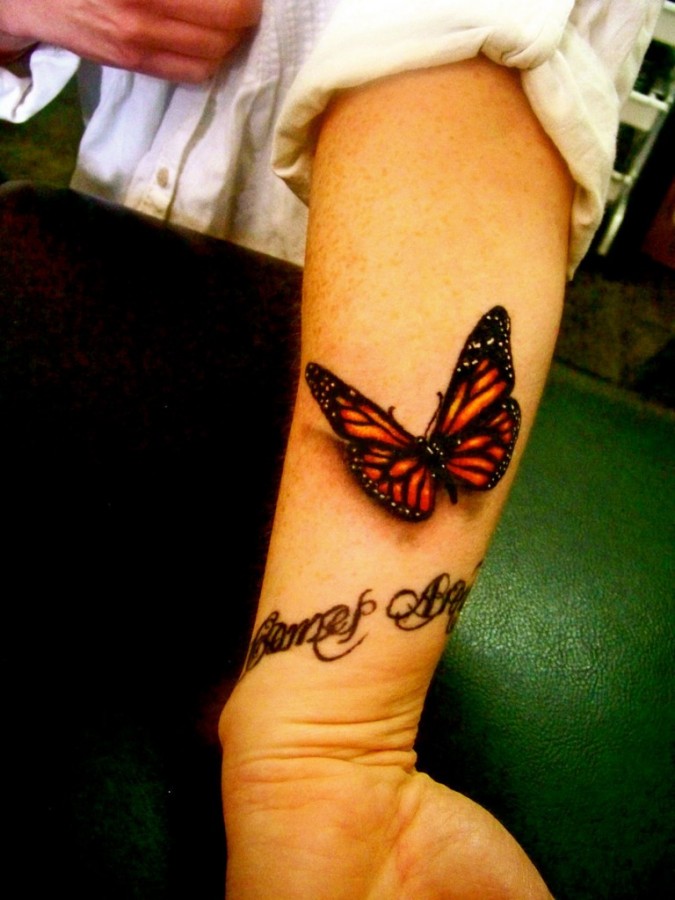 3d-Butterfly-Tattoos-on-Hand