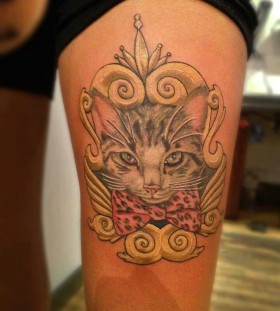 Amaizing cat tattoo