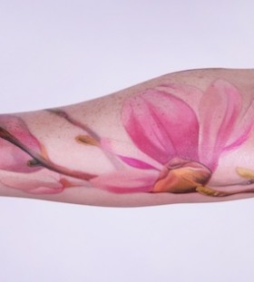 Amazing-flower-pink-tattoo