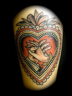 Amazing heart with hands