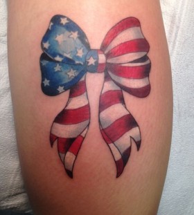 America bow tattoo