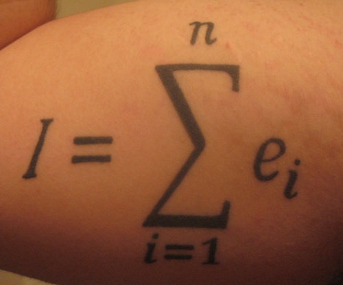 Awesome math tattoos