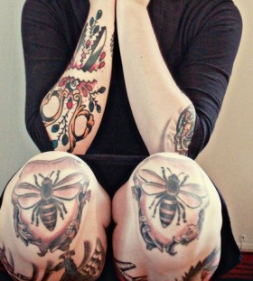 Bee's bug tattoo