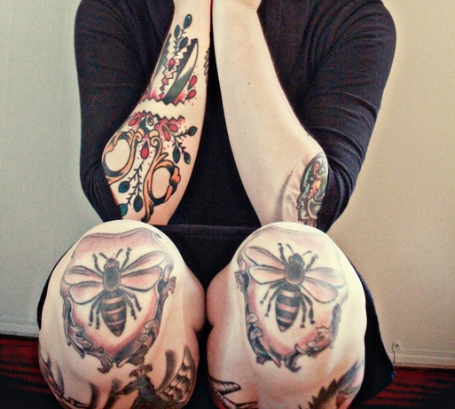Bee’s bug tattoo