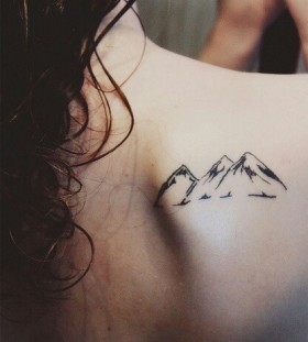 Black mountains tattoo