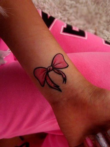 Bow-pink-tattoo